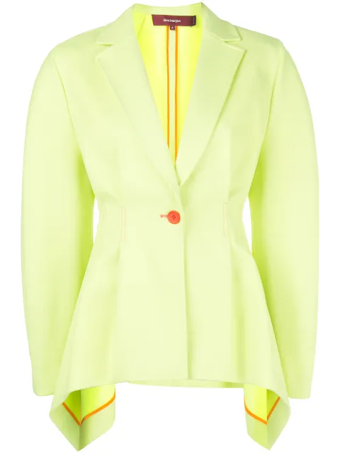 Sies Marjan neon draped blazer