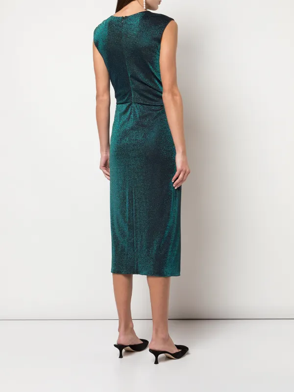 sies marjan green dress Sies Marjan Gretchen Lurex Cocktail Dress | Green