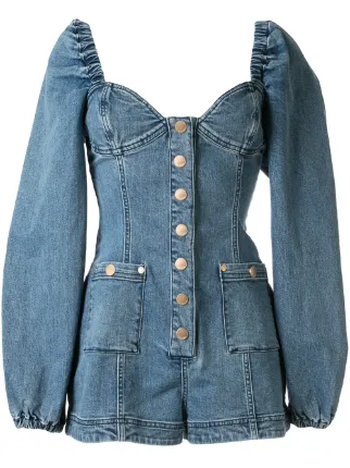 alice mccall denim playsuit