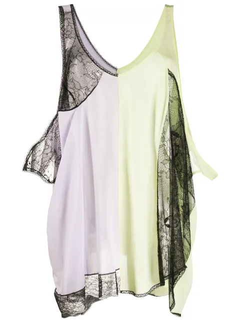 Maison Margiela asymmetric panelled vest top