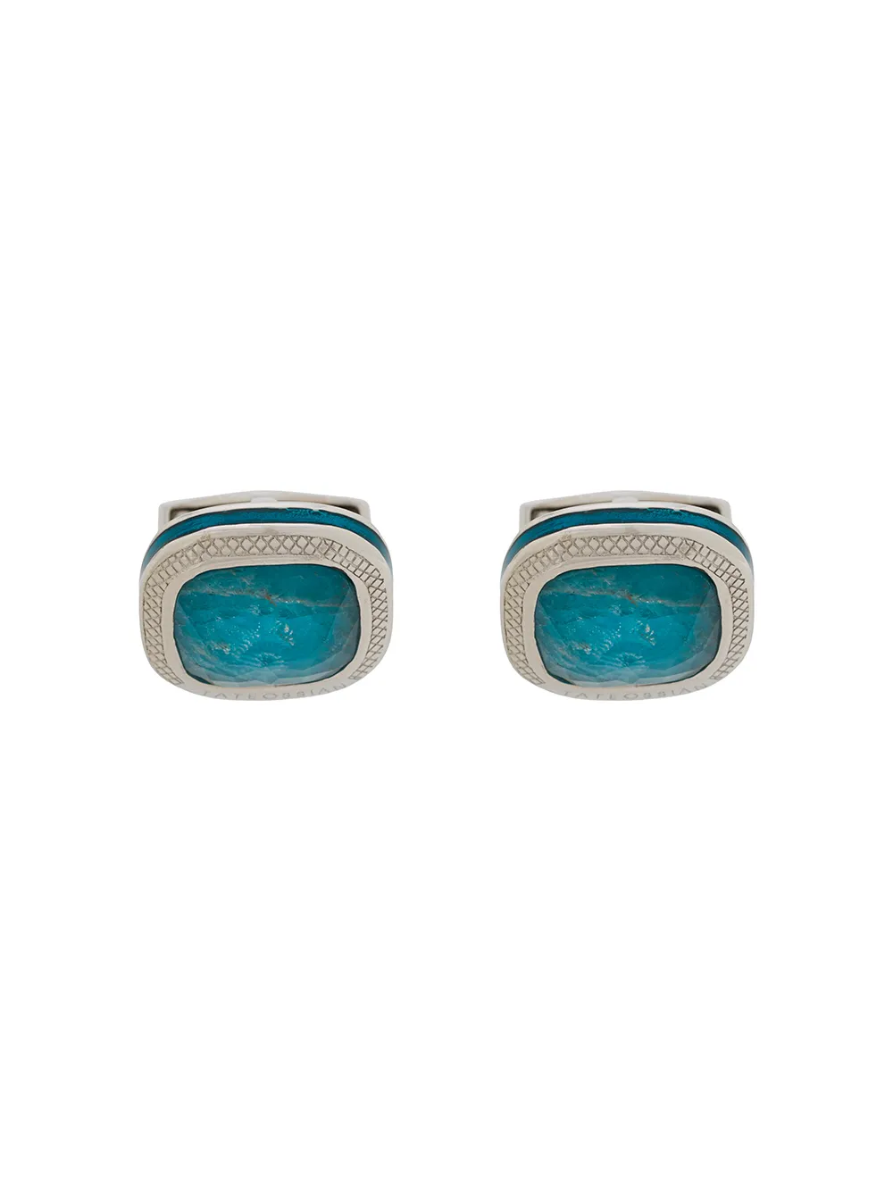 

Tateossian Doppione cushion cufflinks - Silver