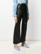 Nanushka high-waisted faux-leather trousers