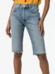 AGOLDE faded denim shorts