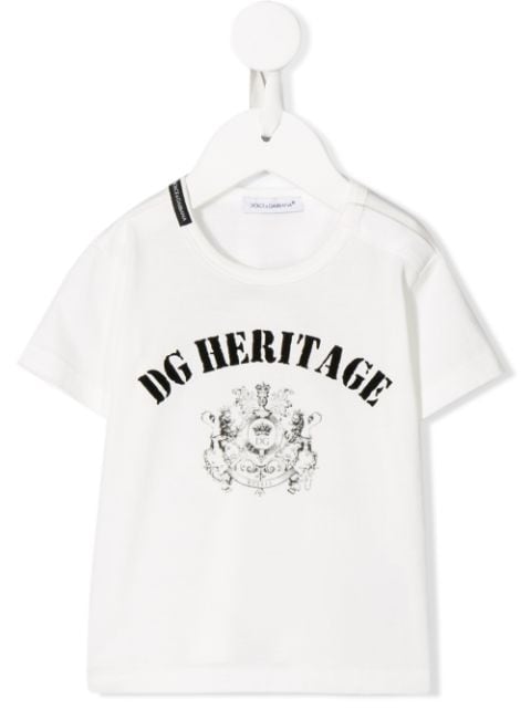 Dolce & Gabbana Kids - DG heritage print T-shirt