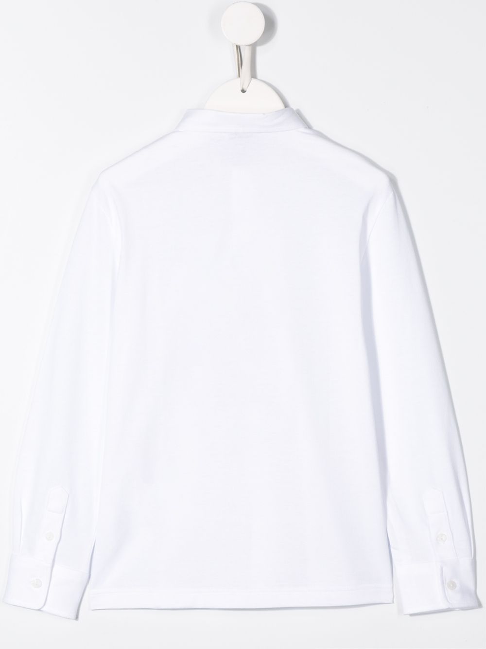 Shop Dolce & Gabbana Logo Embroidered Shirt In White