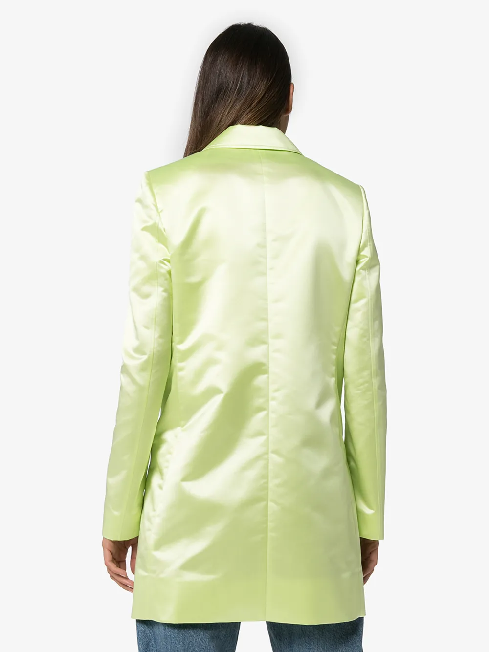 KWAIDAN EDITIONS SINGLE-BREASTED SATIN CAR COAT,SS20WC032WSPS14716038