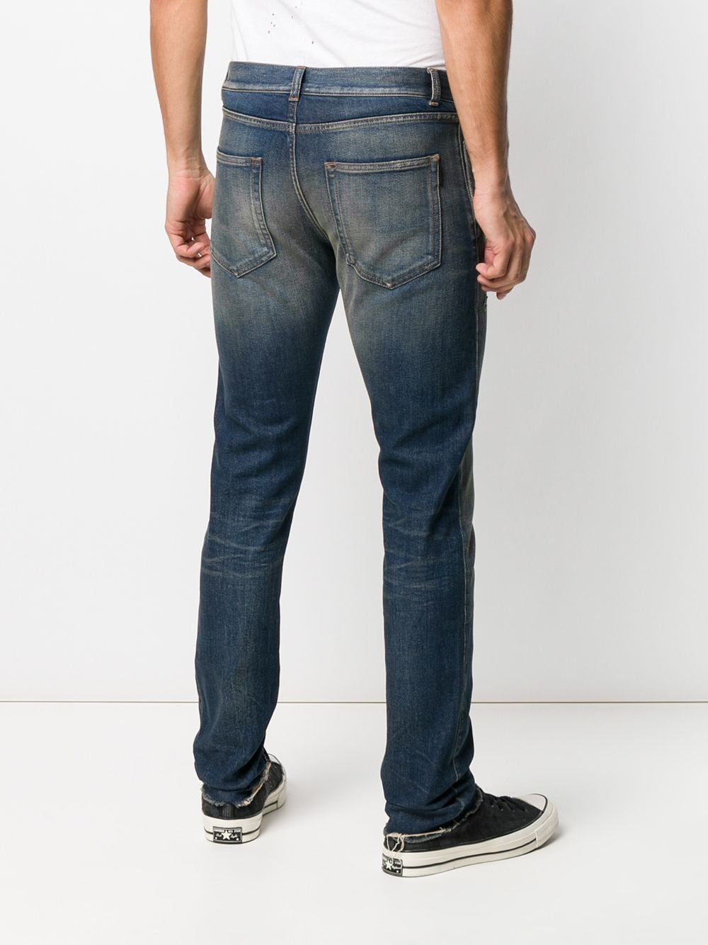 Saint Laurent Straight jeans Blauw