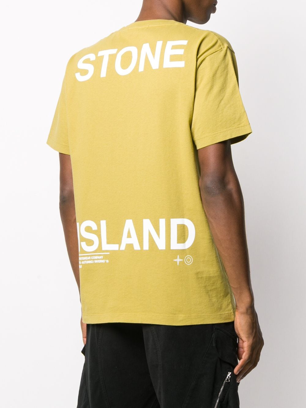 фото Stone island футболка с принтом