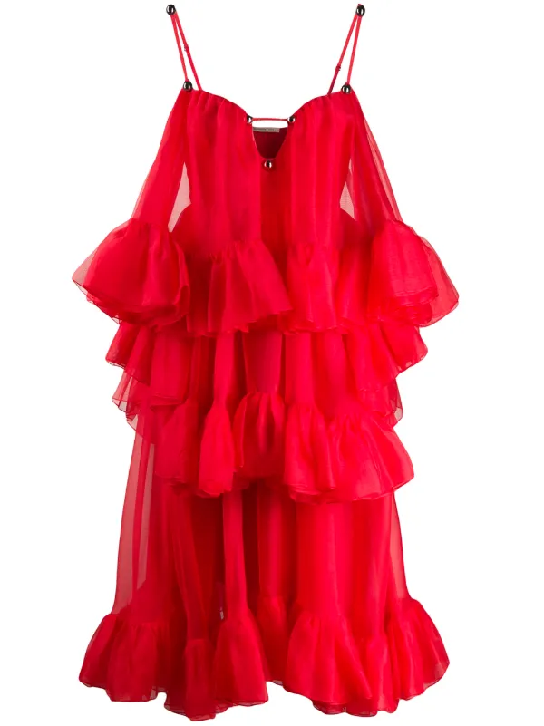 one piece frill dress