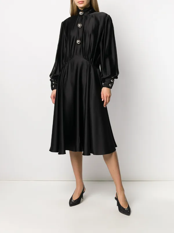 slinky satin dress