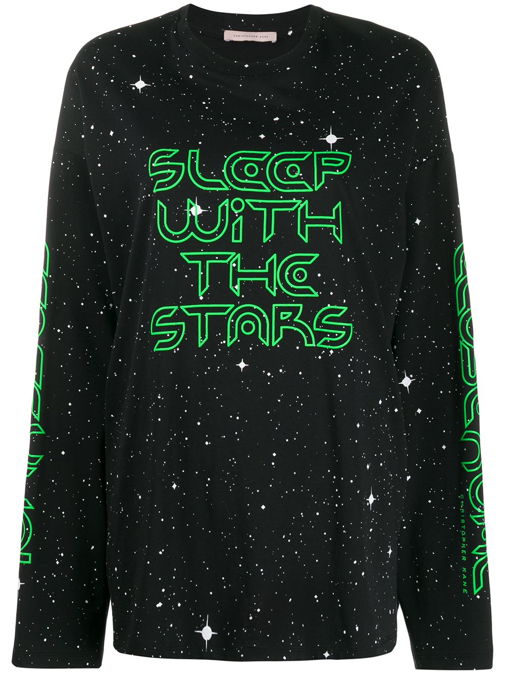 фото Christopher kane футболка sleep with the stars с длинными рукавами