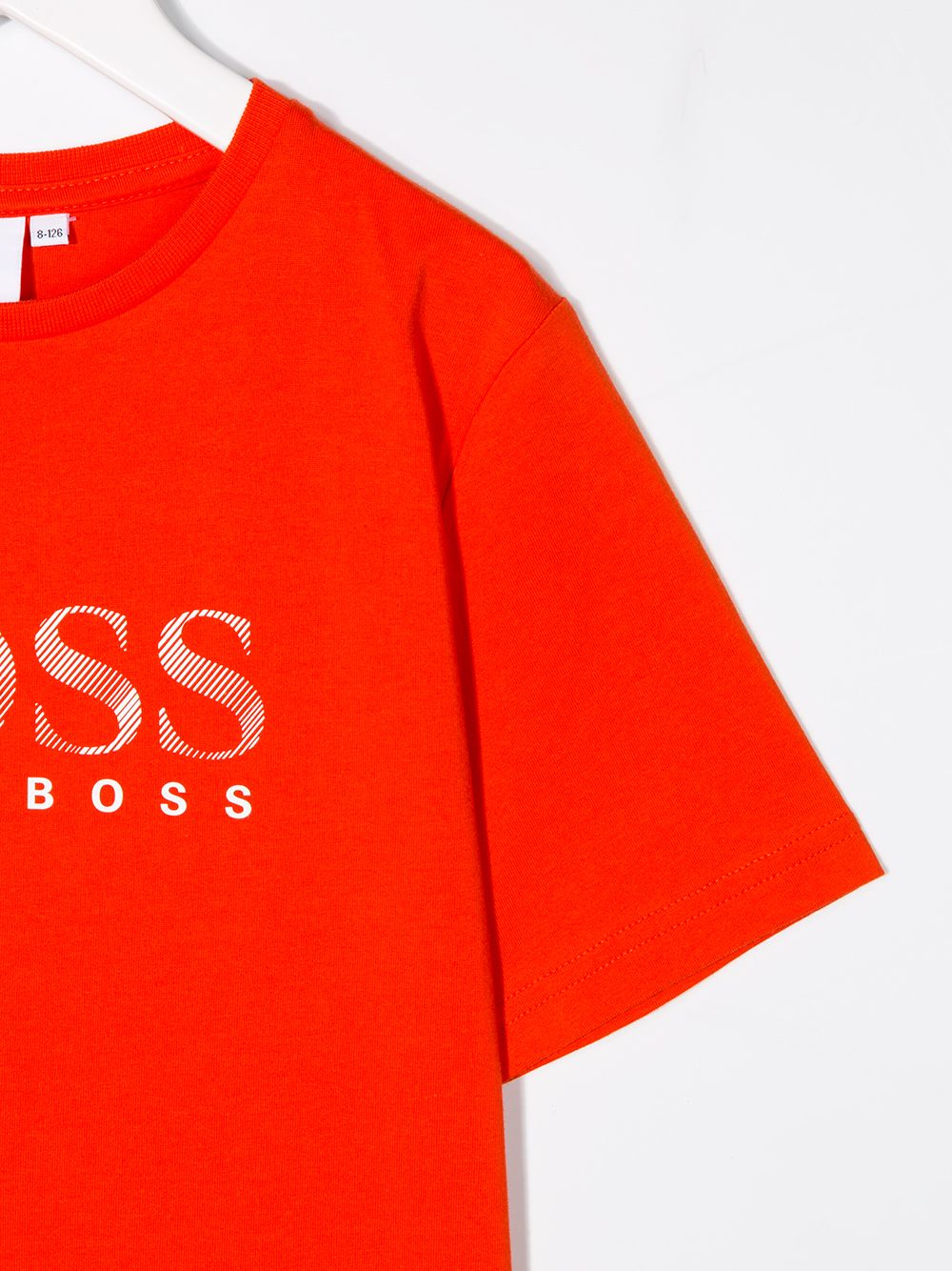 Shop Hugo Boss Logo Print T-shirt In Orange