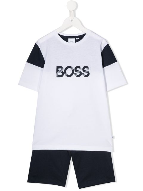 hugo boss tracksuit blue and black