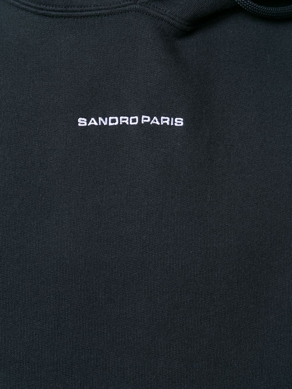фото Sandro paris худи с кулиской и логотипом