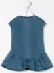 الصورة 2 من Little Marc Jacobs فستان جينز بأزرار زهرة