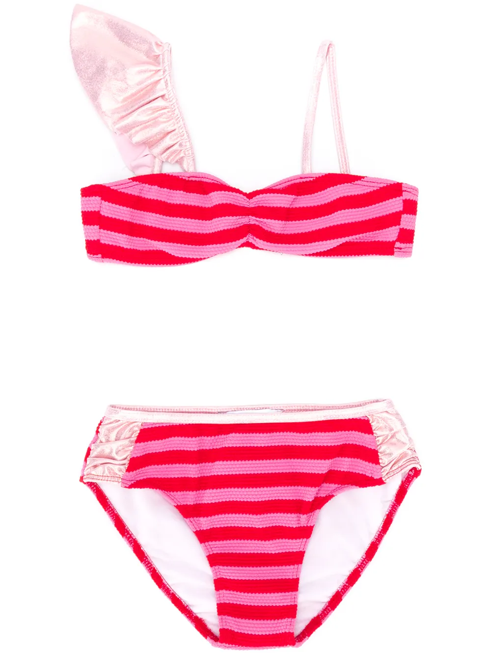 The Marc Jacobs Kids бикини в полоску с оборками