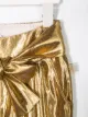 The Marc Jacobs Kids pleated metallic trousers