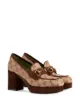 Image 2 of Gucci GG platform mid-heel loafers