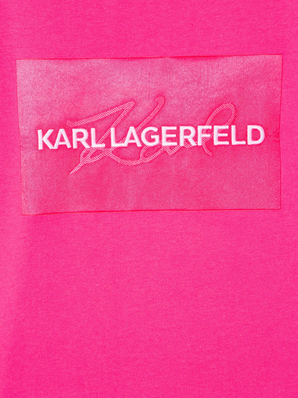 фото Karl lagerfeld kids футболка с логотипом