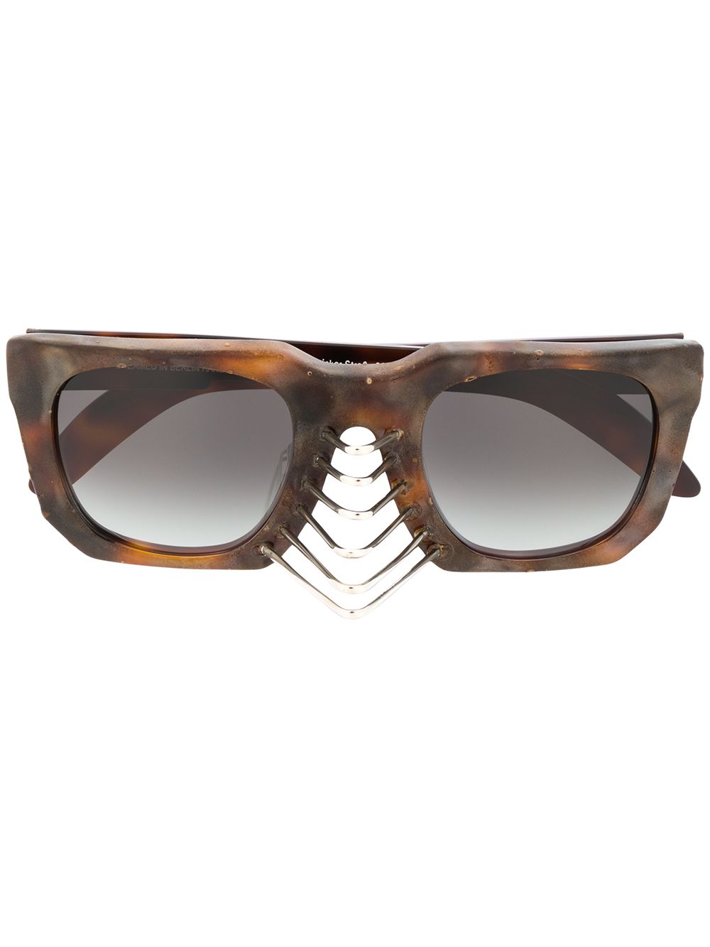 фото Kuboraum U3 spike-embellished sunglasses