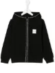 Image 1 of Dkny Kids logo tape zipped hoodie