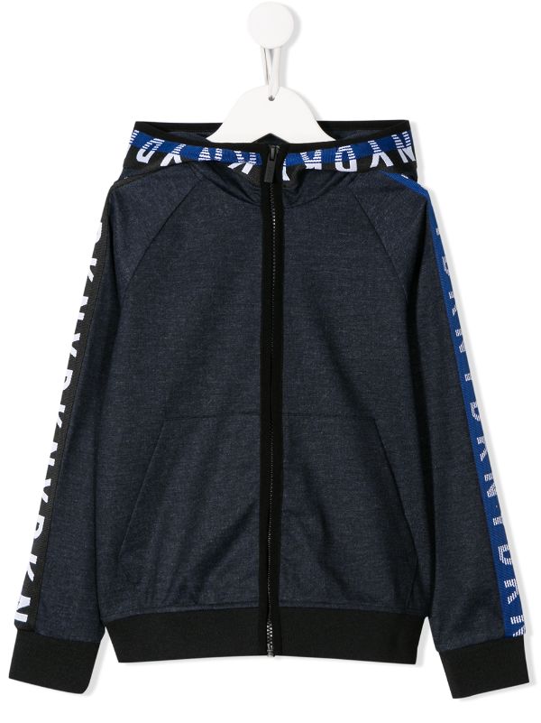 dkny zip up hoodie