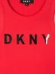 Dkny Kids logo print midi dress