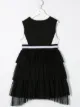 Image 2 of Dkny Kids colour-block tulle dress
