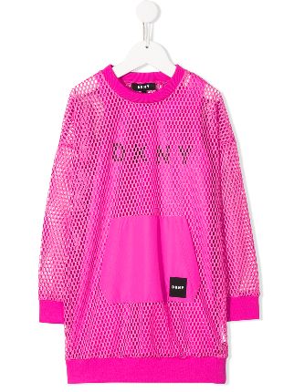 dkny mesh dress