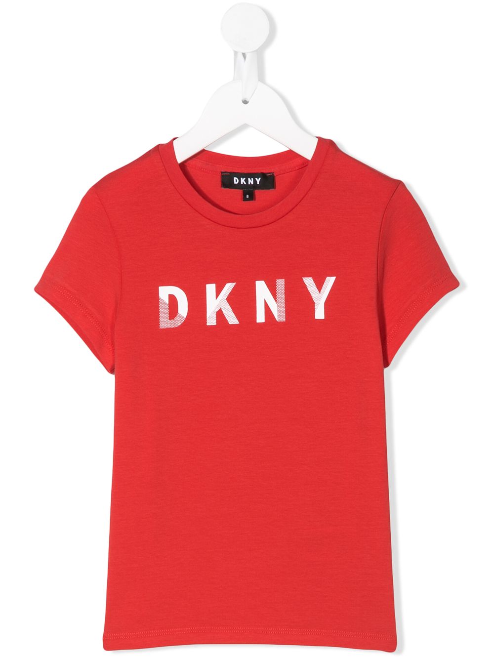 фото Dkny kids футболка свободного кроя с логотипом