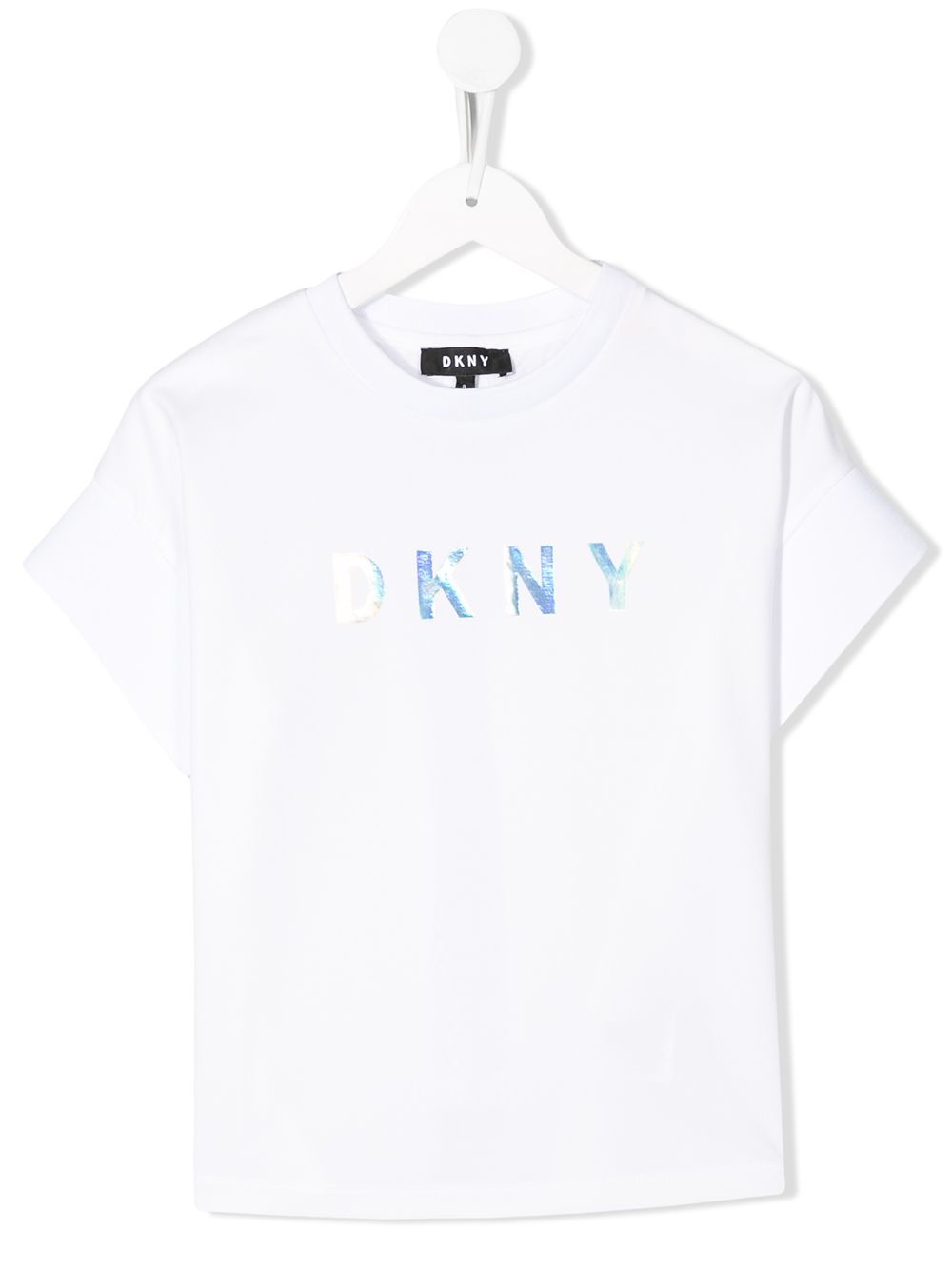 фото Dkny kids футболка свободного кроя с логотипом