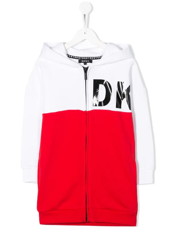 white dkny jacket