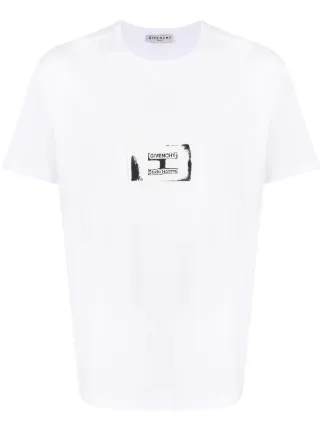 givenchy logo patch t shirt