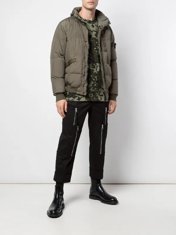 stone island olive green jacket