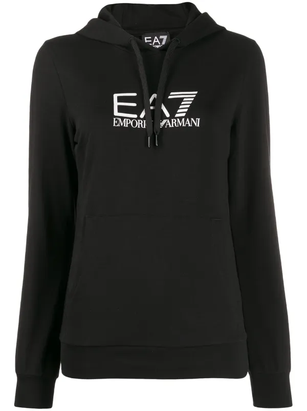 armani logo hoodie
