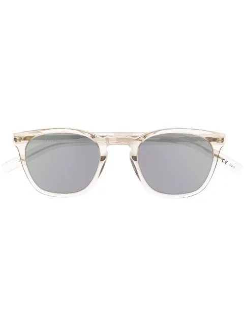 Saint Laurent Eyewear SL28 Slim soft-square frame sunglasses