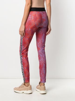 snakeskin print leggings展示图