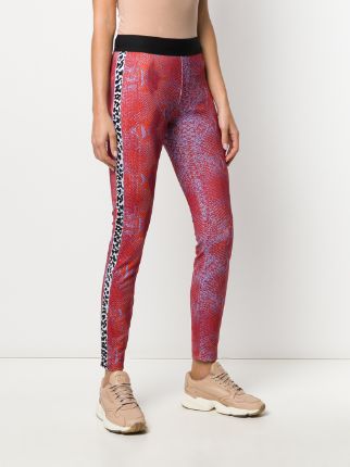 snakeskin print leggings展示图