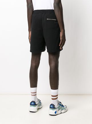 relaxed-fit drawstring track shorts展示图