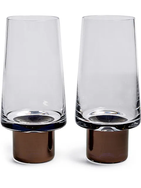 Tom Dixon vasos de cristal con pie