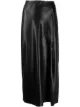 الصورة 1 من T By Alexander Wang تنورة ميدي بتأثير جلدي