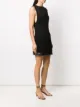 Saint Laurent metallic thread fitted dress