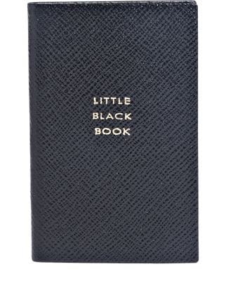 Smythson Black Notebook