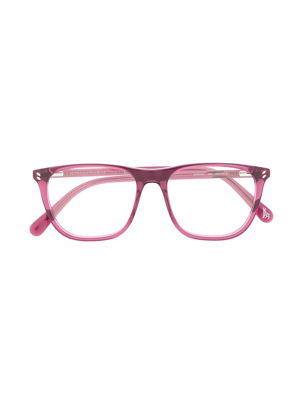 Stella Mccartney Kids' Square-shaped Framess In 紫色