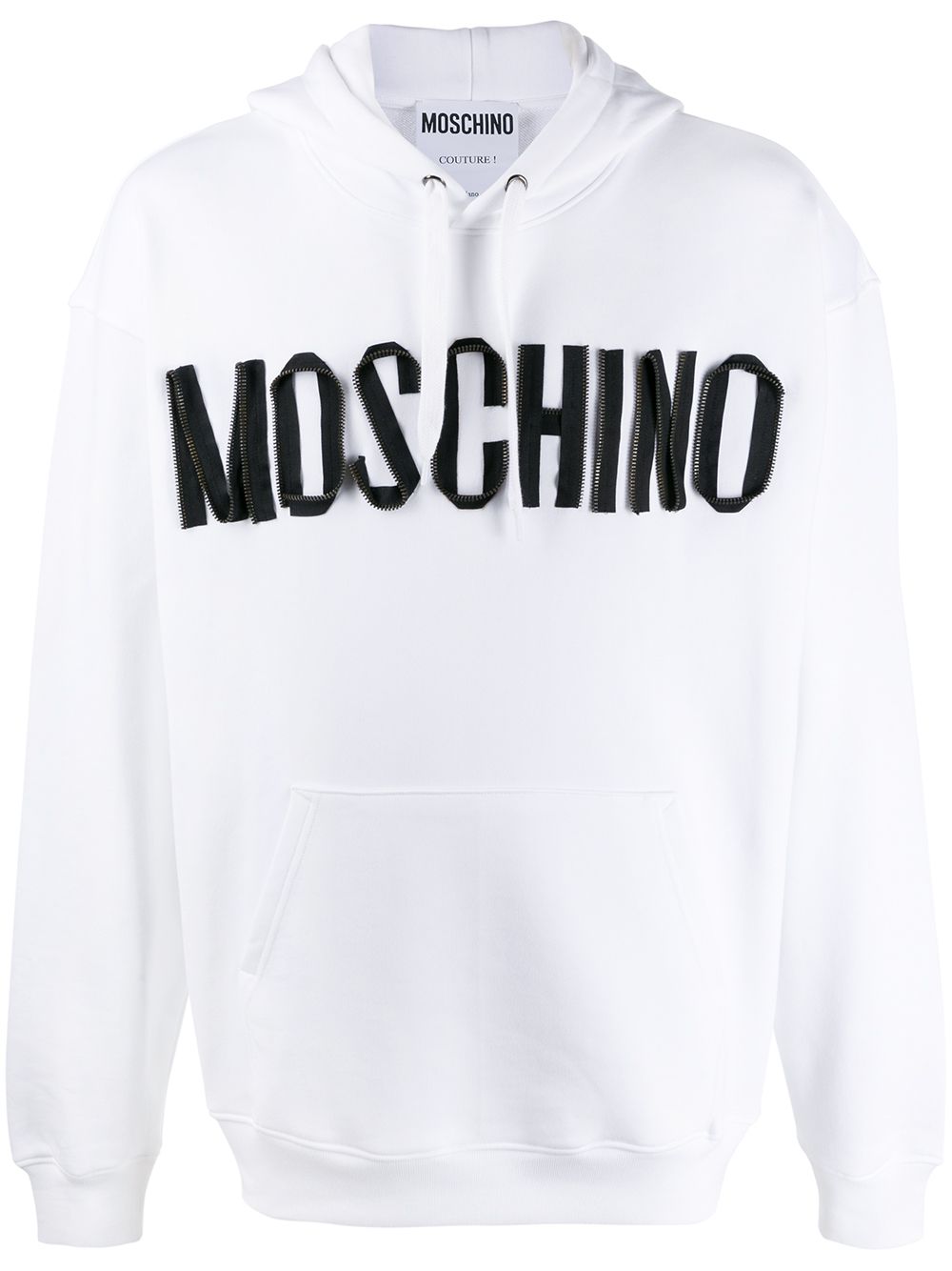 фото Moschino худи на молнии с логотипом