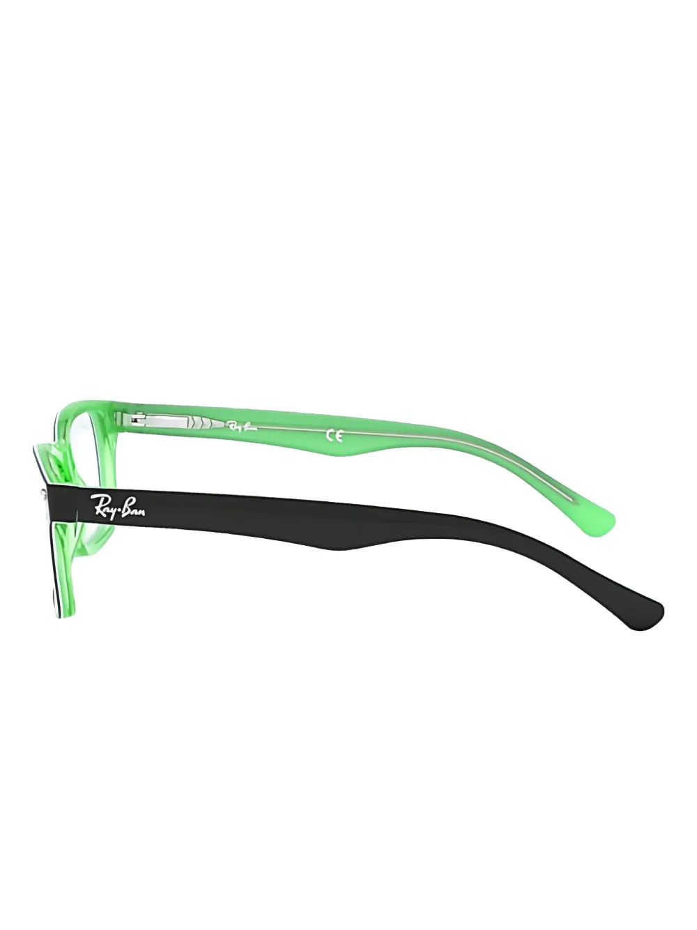 RAY-BAN JUNIOR Bril met vierkant montuur Zwart