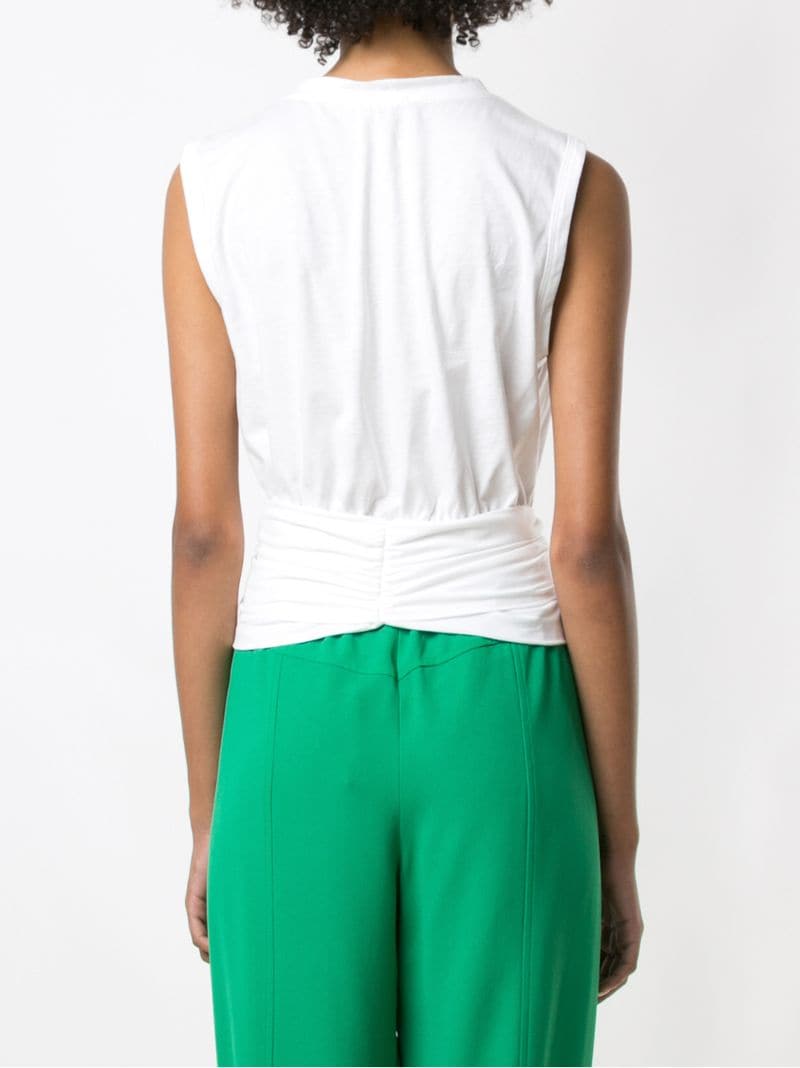 Shop Nk Hori Slogan Ta Top In White