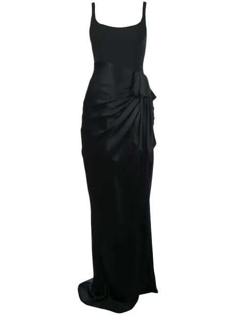 cinq a sept marian draped gown