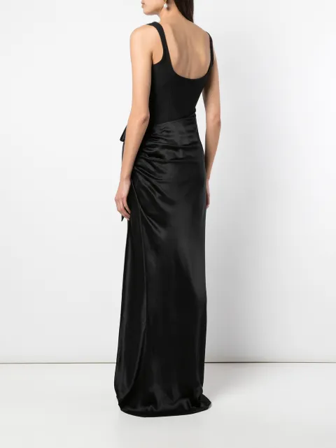 cinq a sept marian draped gown