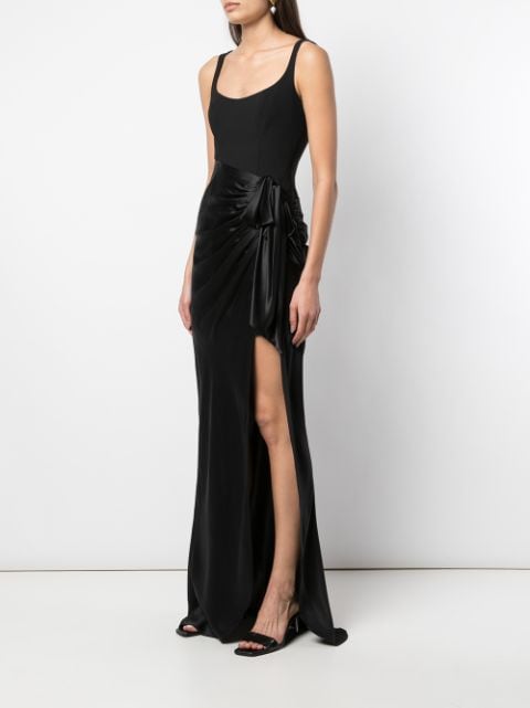 Shop black Cinq A Sept Marian gown with Express Delivery - Farfetch